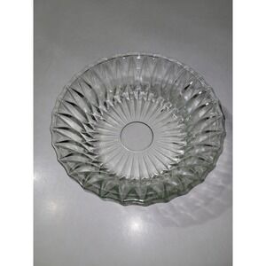 Clear Glass Bowl Fluted Rim Decorative Serving Dish hoosier?